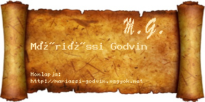 Máriássi Godvin névjegykártya